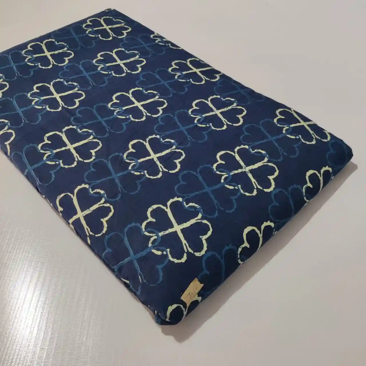 IND1-007 - Indigo Print Cotton Fabric 1-Piece Set | 100% Pure Cotton Fabric Jaipur - Inkdrip