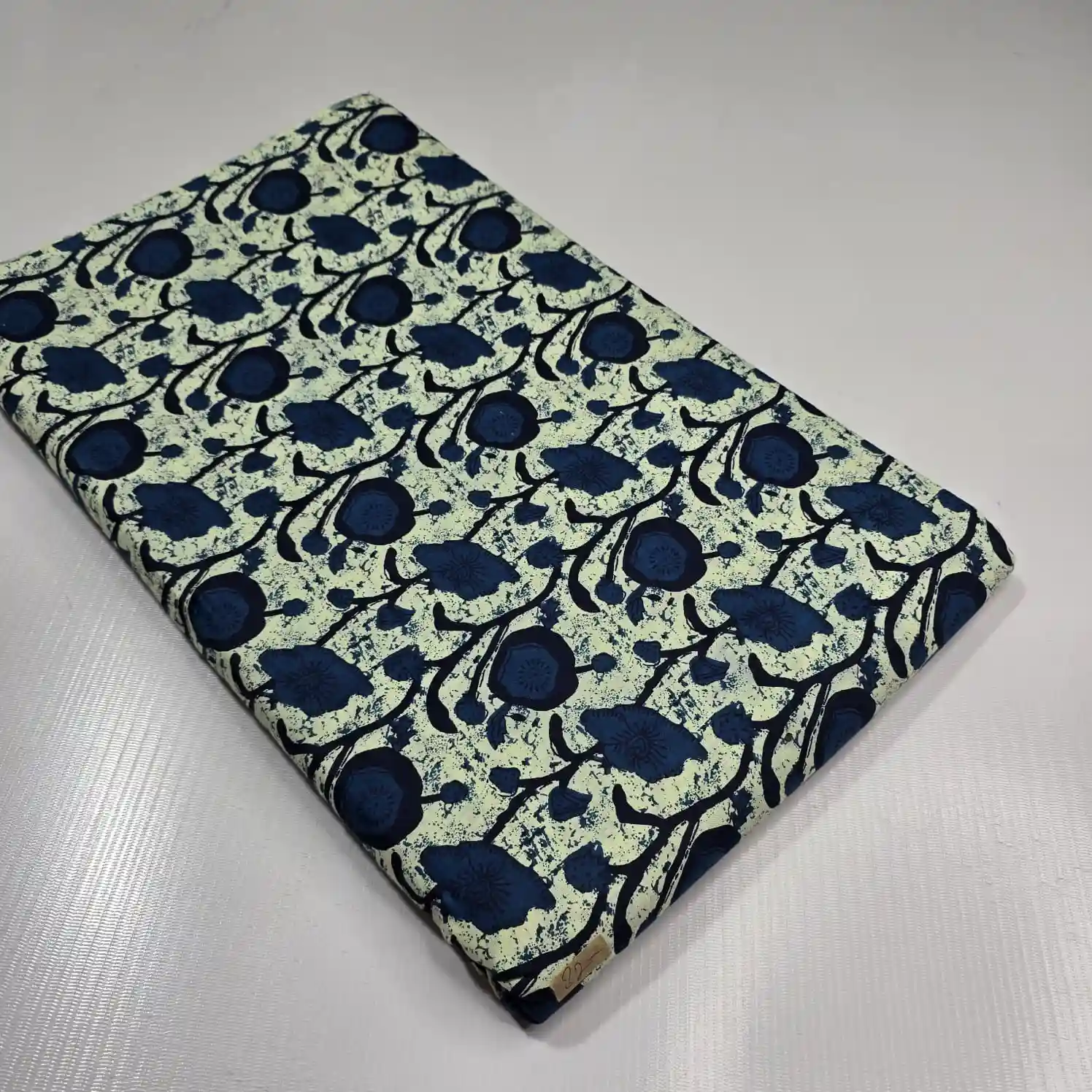 IND1-008 - Indigo Print Cotton Fabric 1-Piece Set | 100% Pure Cotton Fabric Jaipur - Inkdrip