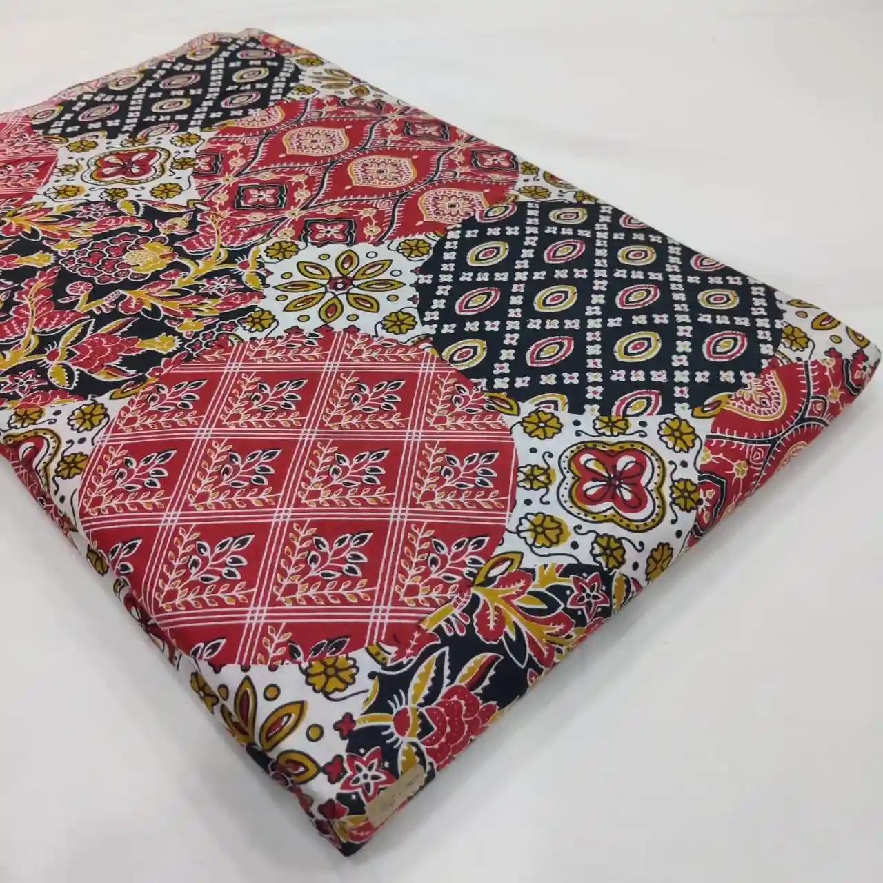 KAL1-003 - Kalamkari Print Cotton Fabric 1-Piece Set | 100% Pure Cotton Fabric Jaipur - Inkdrip