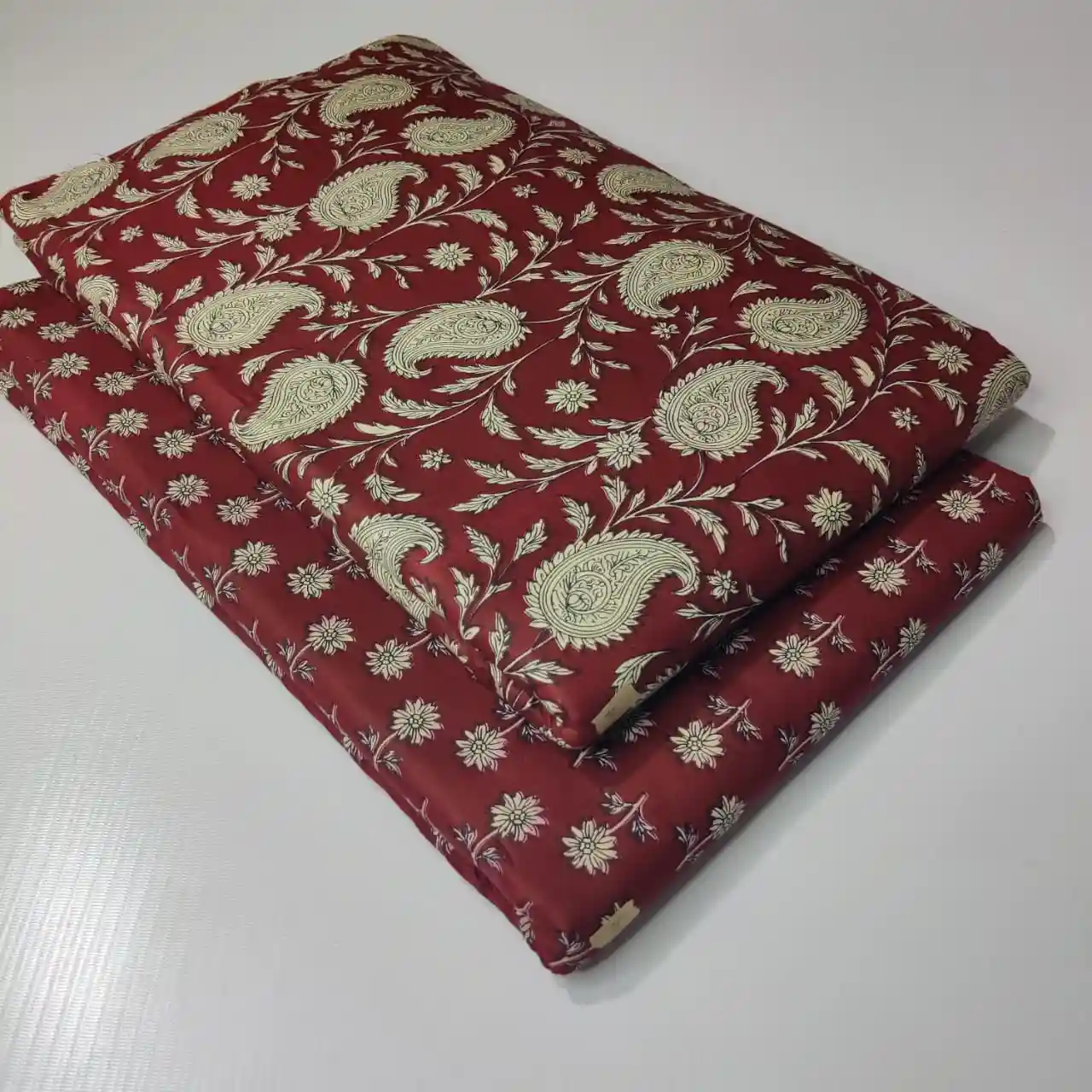 KAL2-001 - Kalamkari Print Cotton Fabric 2-Piece Set | 100% Pure Cotton Fabric Jaipur - Inkdrip