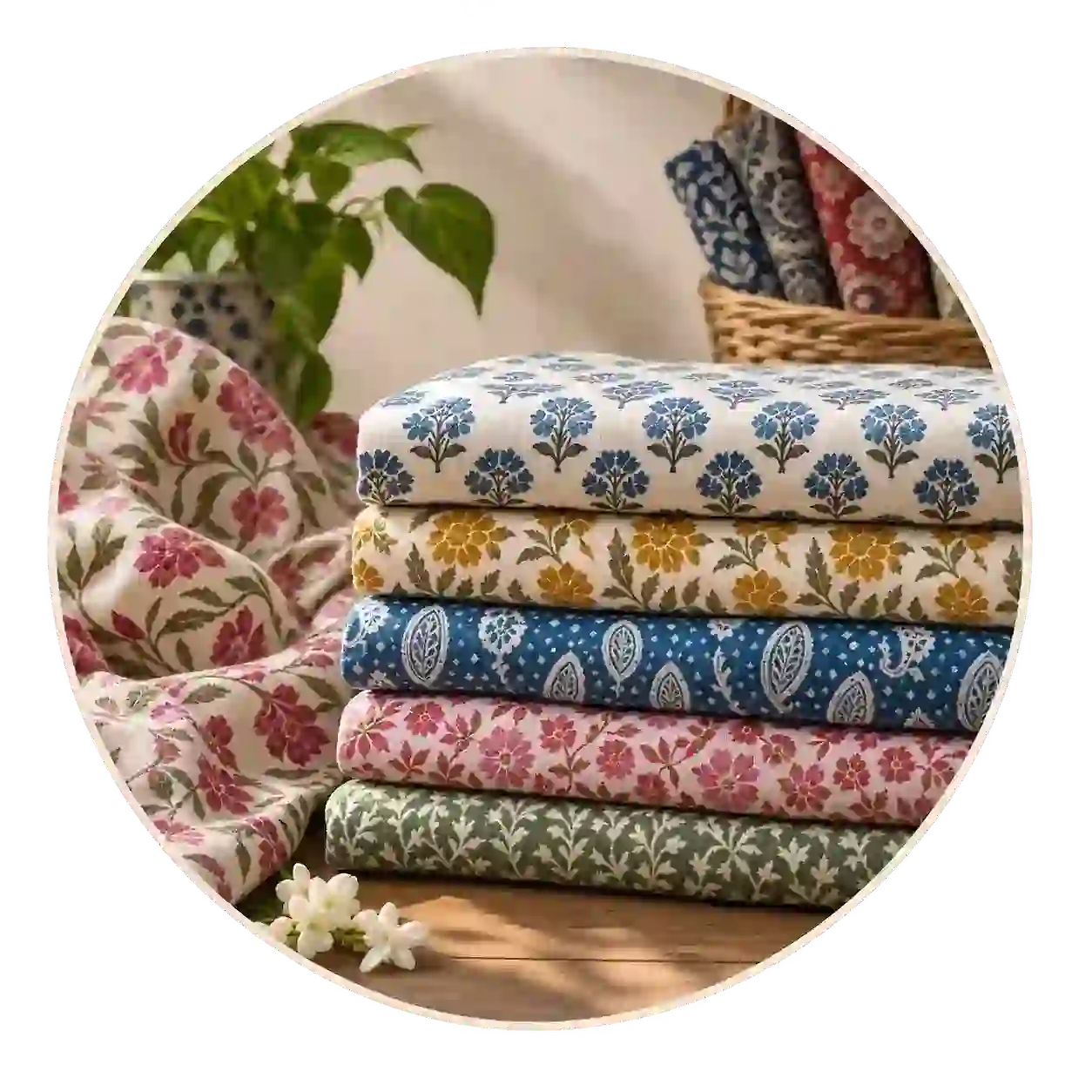 New Arrival Cotton Fabrics - Inkdrip Jaipur